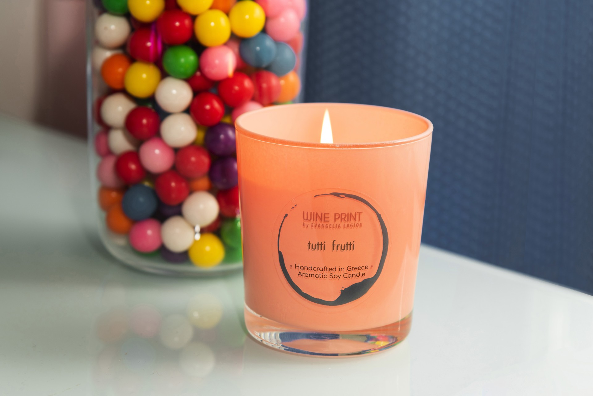 Tutti Frutti Coral ceramic cup